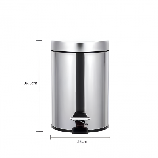Metal Trash Can 12 Liter